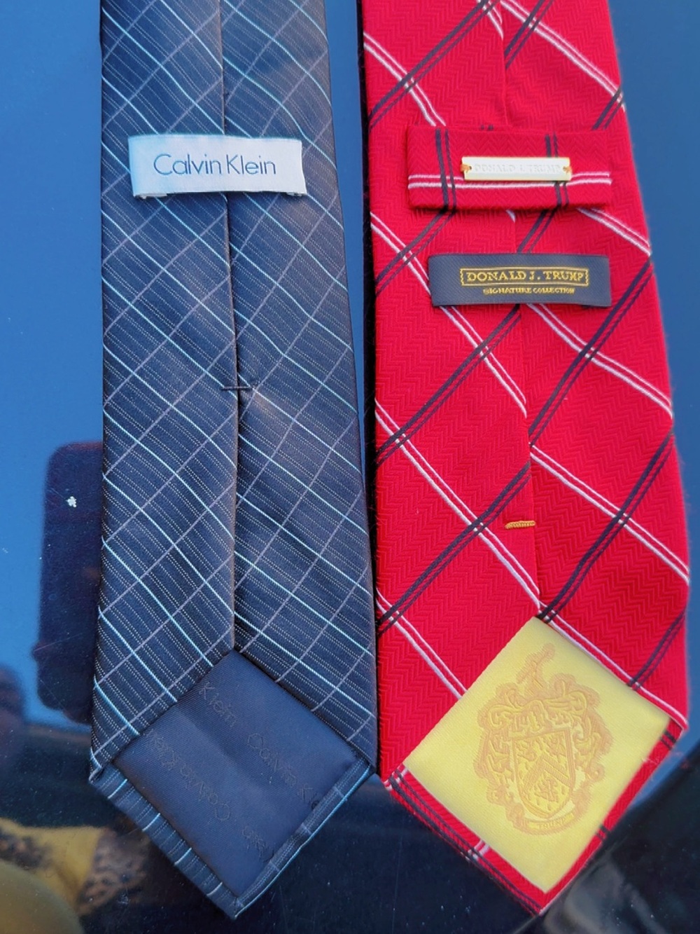 Calvin Klein & Donald J. Trump Men’s Tie Bundle – 2 Neckties